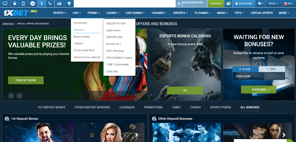 Check out 1xBet's loyalty programme Check out 1xBet's loyalty programme