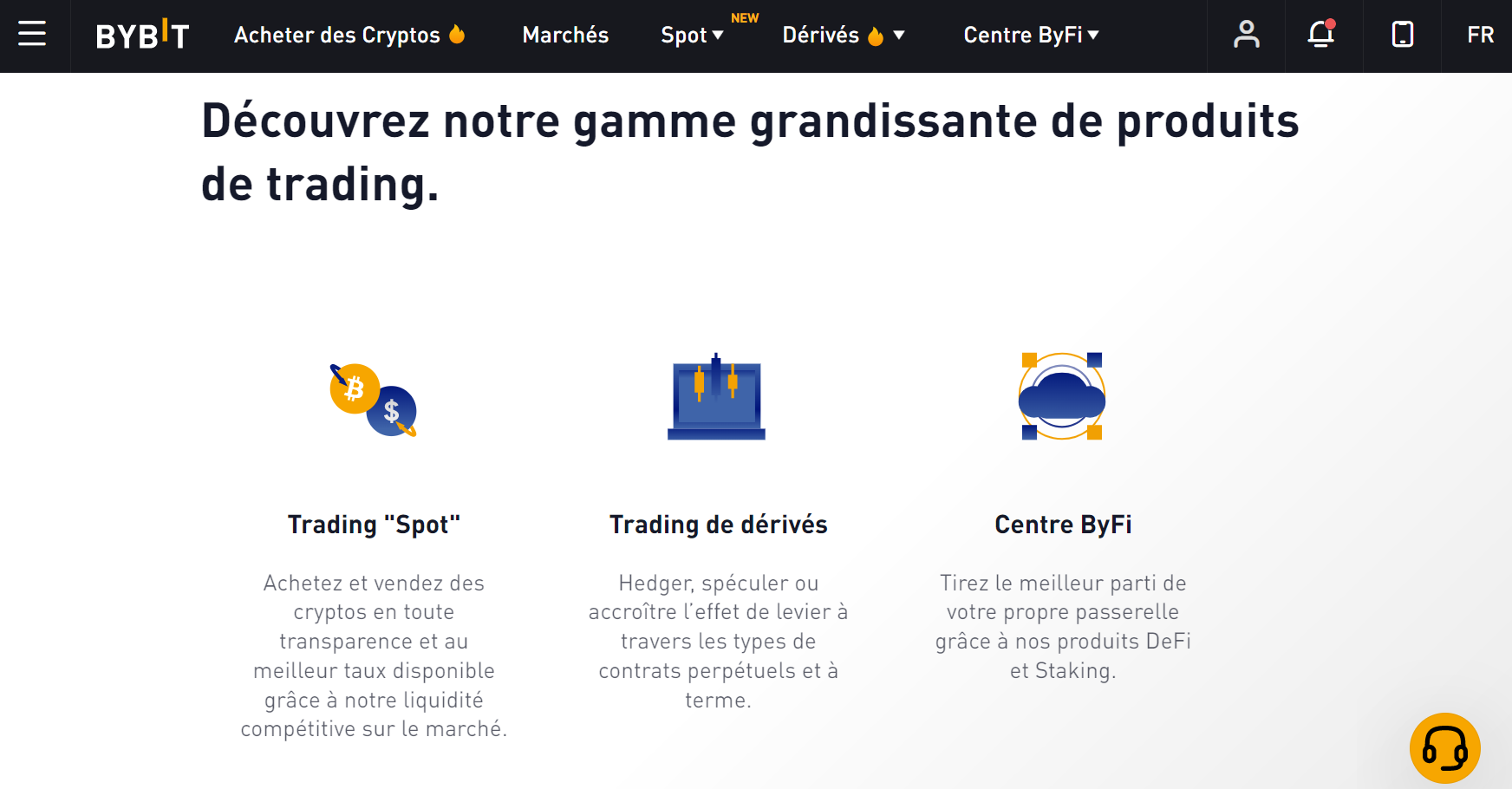 Produits commerciaux Bybit Produits commerciaux Bybit