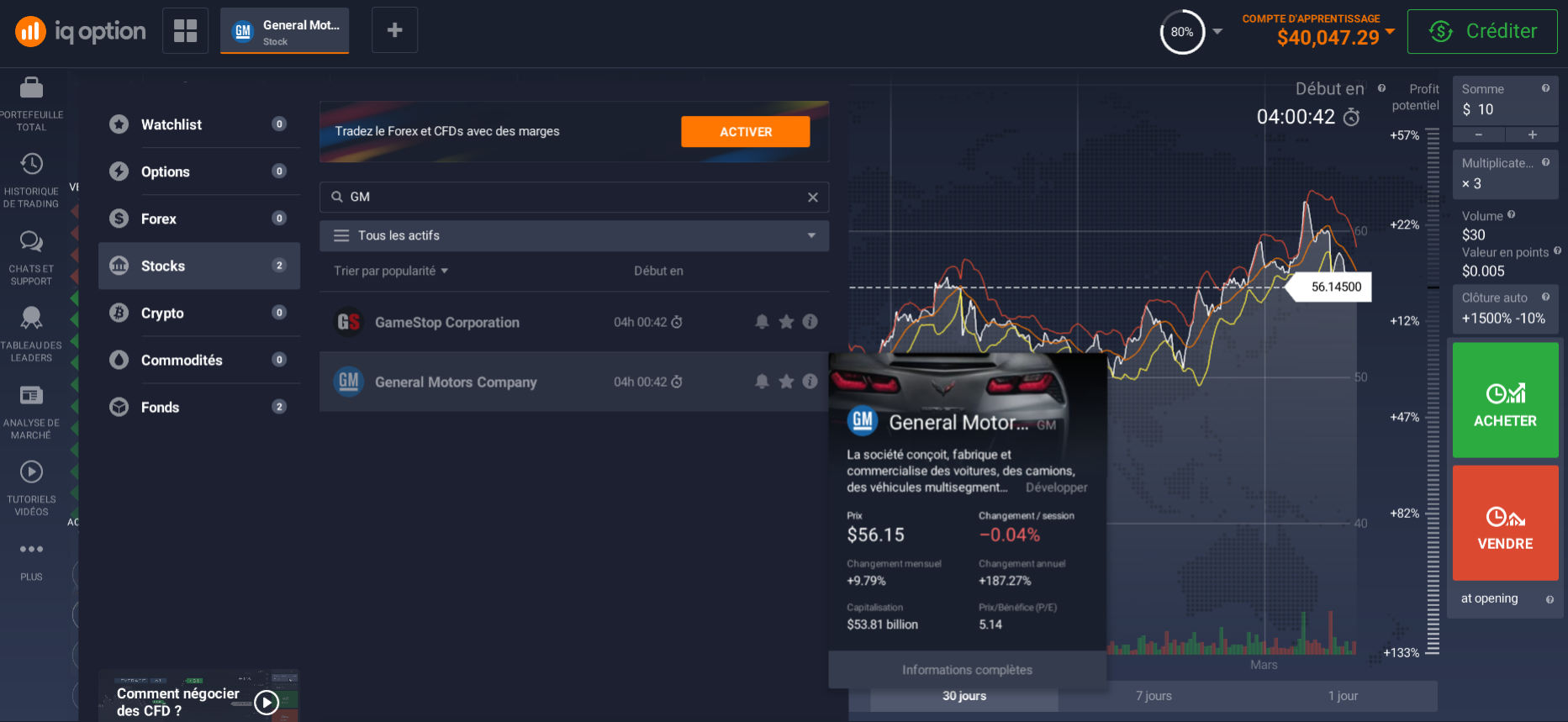 Investir en actions General Motors au Maroc Investir en actions General Motors au Maroc